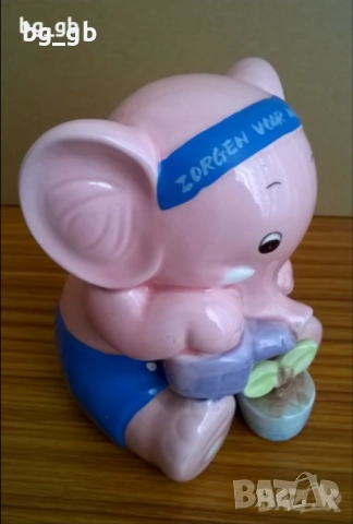 Стара порцеланова касичка, снимка 4 - Други - 24487116