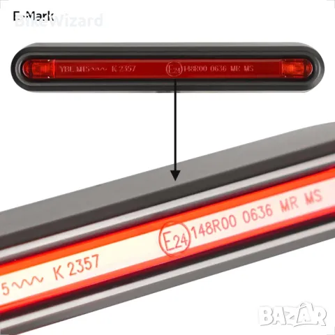 Evermotor 6-58V стоп светлина за мотор НОВА, снимка 5 - Части - 48300137