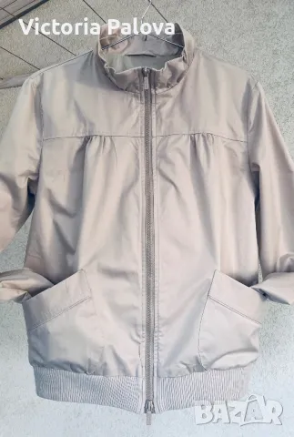 Красиво преходно късо яке светъл беж, снимка 13 - Якета - 48809363