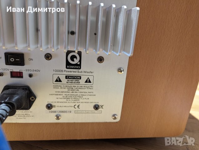 Активен субуфер Q ACOUSTICS 1000S, снимка 9 - Тонколони - 41651631