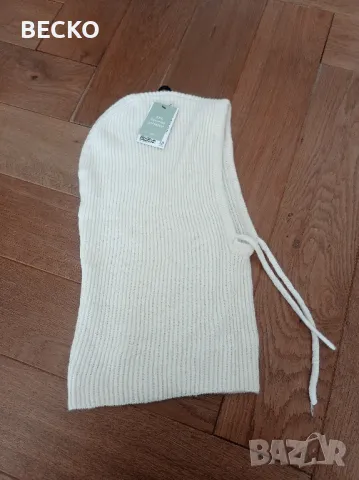 Плетена шапка тип маска H&M, снимка 4 - Шапки - 47724377