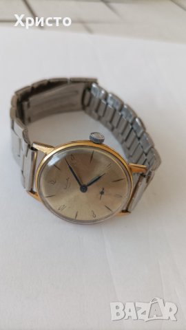 Часовник РАКЕТА Raketa руски механичен позлатен