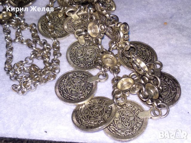 ЕТНОГРАФСКА ОГЪРЛИЦА НИКЕЛИРАНА БЛАГОРОДНА СТОМАНА ИДЕАЛНАза НОСИЯ ВЪЗСТАНОВКИ ФОЛКЛОРЕН СЪБОР 38655, снимка 14 - Колиета, медальони, синджири - 41682287