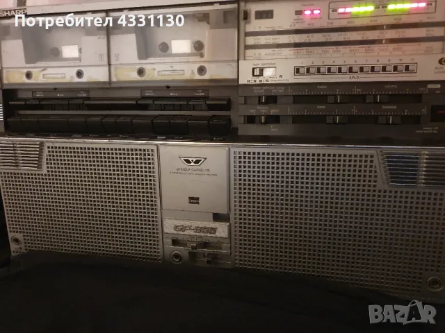 sharp gf 555 касетофон, снимка 4 - Радиокасетофони, транзистори - 49767874