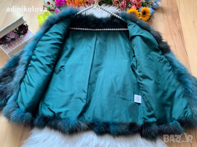 Палто от енот/ракун, снимка 3 - Палта, манта - 34540585