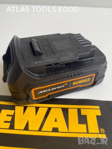 Акумулаторна батерия DeWALT McLaren Powerstack DCBP034 18V 1.7 Ah XR Li-Ion , снимка 4 - Други инструменти - 44810515