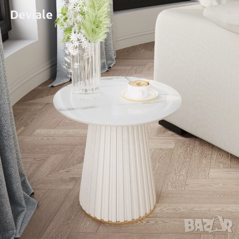 модерна лека луксозна странична масичка - нощно шкафче , снимка 4 - Маси - 52293322