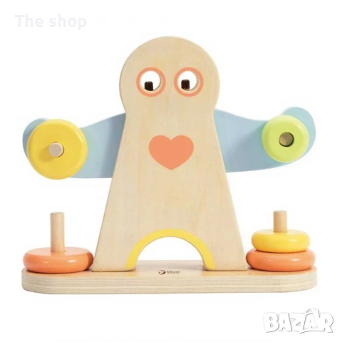 Забавна дървена играчка за сръчност и координация - Херкулес (004), снимка 1 - Образователни игри - 44713188