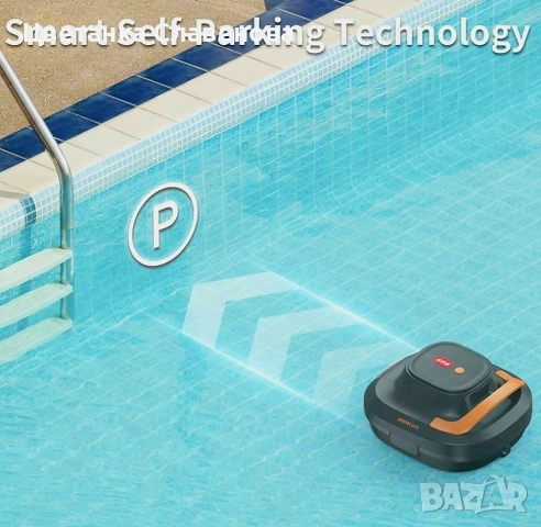 Безкабелна прахосмукачка за басейн Coasteering Planet Pro ,работа 120 минути