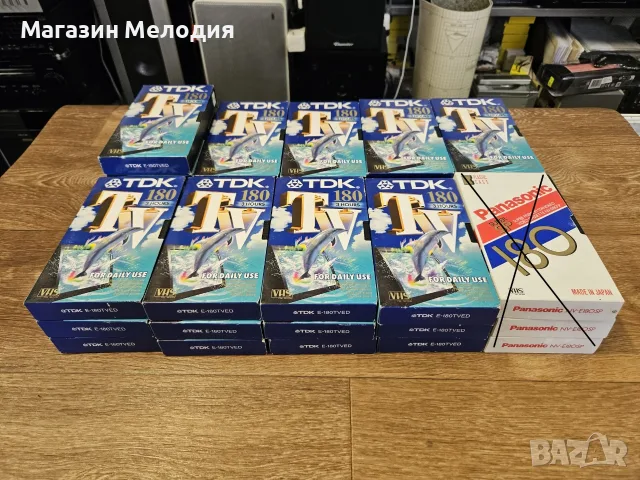 Видеокасети VHS TDK 180 мин. – Отлично състояние!, снимка 2 - Плейъри, домашно кино, прожектори - 55830473