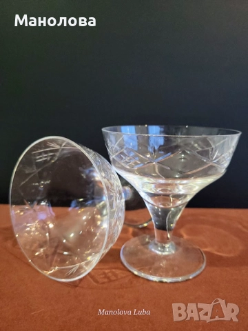Кристални чаши Стойко Иванов Пеев, снимка 3 - Други ценни предмети - 52854324