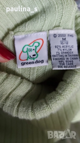 Три различни броя / Марков пуловер "Karl Kani", "Biaggini", "Green dog" , снимка 6 - Блузи с дълъг ръкав и пуловери - 52490881