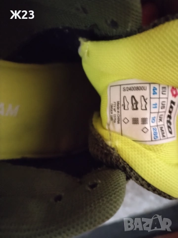 Мъжки спортни маратонки LOTTO – зелени, размер 44 EU , снимка 4 - Маратонки - 53292163