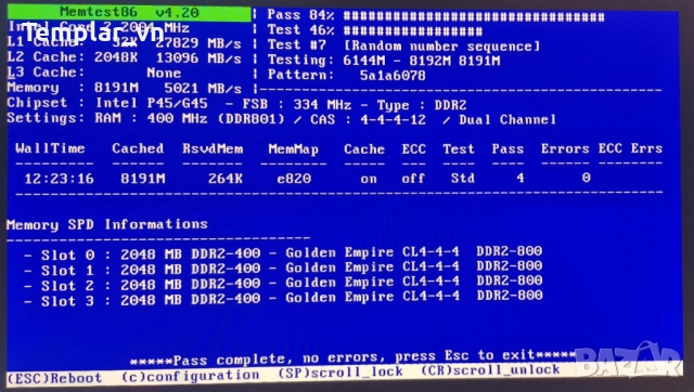 GEIL EVO ONE 4x2 DDR2 800 444  at 1066 555, снимка 3 - RAM памет - 48921320