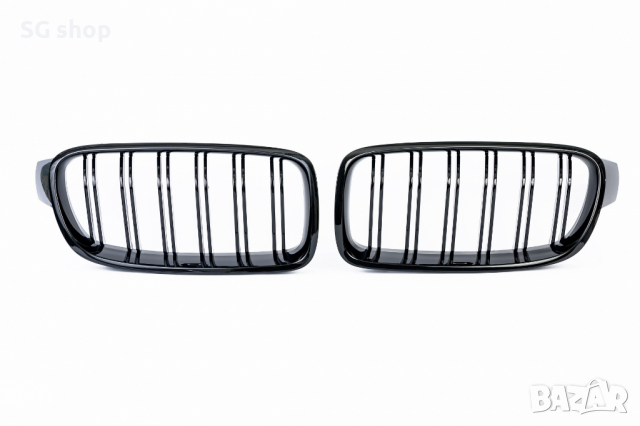 Бъбреци Решетки За БМВ BMW F30 F31 Черен Гланц Лак М3 Тип След 2012, снимка 3 - Аксесоари и консумативи - 36125427