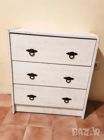 Дървен скрин Ikea Rast винтидж стил