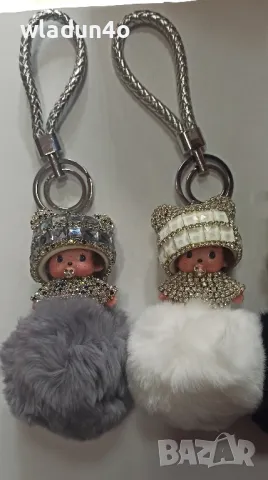 Monchhichi Пухкав ключодържател-15лв, снимка 2 - Други - 50051238