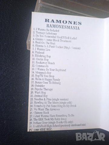 Ramones – Ramones Mania - аудио касета, снимка 2 - Аудио касети - 44218394