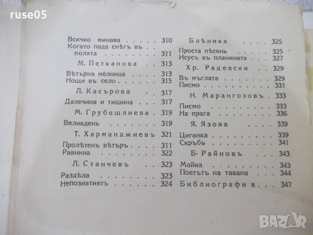 Книга "Българска лирика. Антология-Петъръ Динековъ"-368 стр., снимка 9 - Художествена литература - 41837542