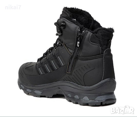 45/46/47 мъжки боти зимни непромокаеми с дълбок грайфер за сняг дъжд, снимка 10 - Мъжки боти - 41769342