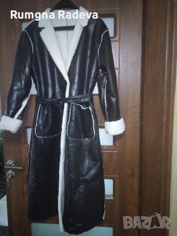 кожено палто