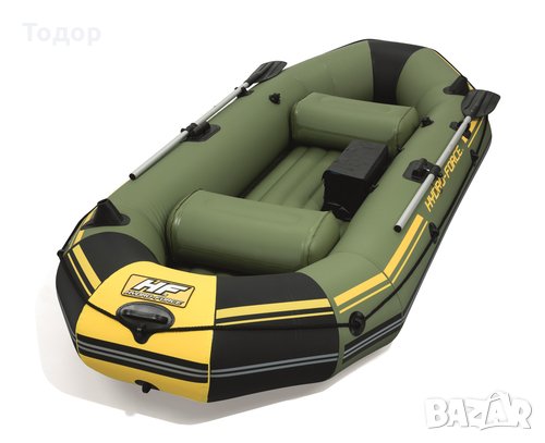 Надуваема лодка 270кг 291x127x46см   S - Hydro-Force Marine Pro Bestway , снимка 4 - Екипировка - 35992451