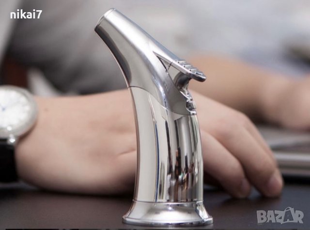 запалка за пури тип горелка Jobon луксозна настолна лотус ZB673, снимка 7 - Други - 42099984