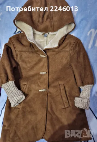 Детско палтенце за 7-8 год., снимка 4 - Детски якета и елеци - 49336867