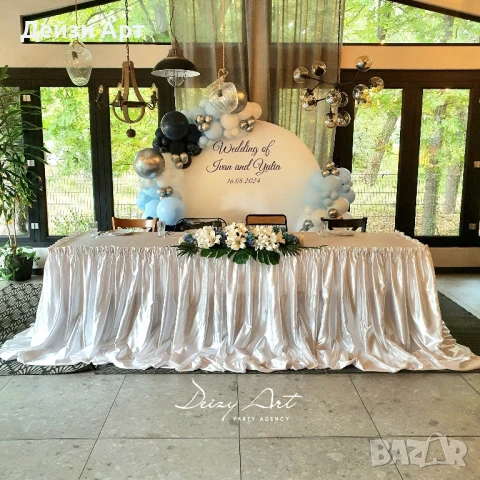 Сватбена украса, снимка 3 - Декорация - 50923905