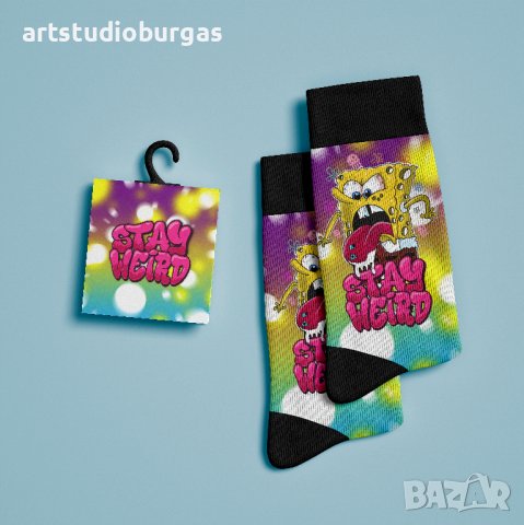 Забани чорапи ( с възможност персонализиране с ваш дизайн ), снимка 2 - Дамски чорапи - 41357778