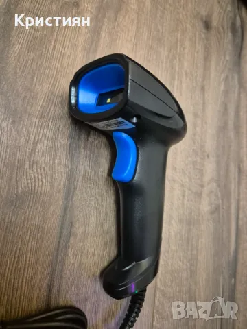 Проводен баркод скенер 2D/QR код, бързо сканиране, USB връзка