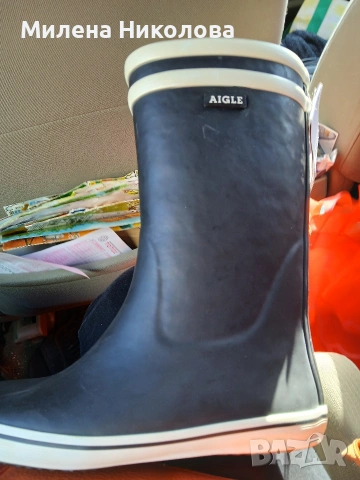Нови гумени ботуши 36 Aigle, снимка 2 - Детски боти и ботуши - 53141919