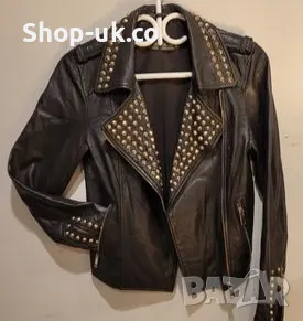 Яке естествена кожа ZARA, снимка 8 - Якета - 47624619