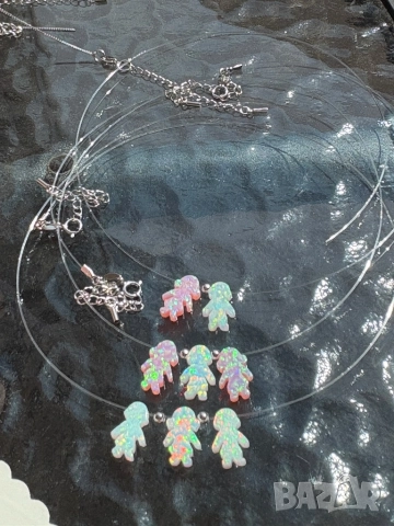 Сребърни опалени колиета 925 и гривни, снимка 5 - Колиета, медальони, синджири - 51147166