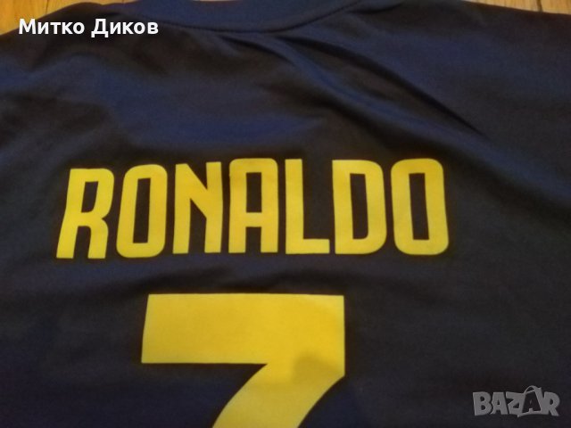 Ювентус футболна тенска №7 Роналдо реален размер М, снимка 5 - Футбол - 41813077