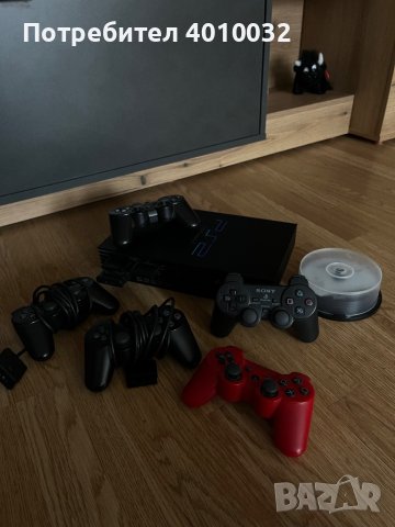 PS2+ 5 контролера + всички игри, снимка 1