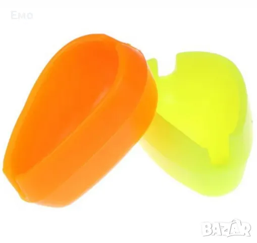 Силиконова плеса за метод фидер риболов - налична в зелено и оранжево, снимка 4 - Екипировка - 48530816
