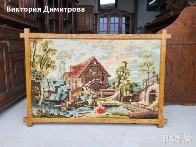 Голям гоблен "Воденицата", снимка 1