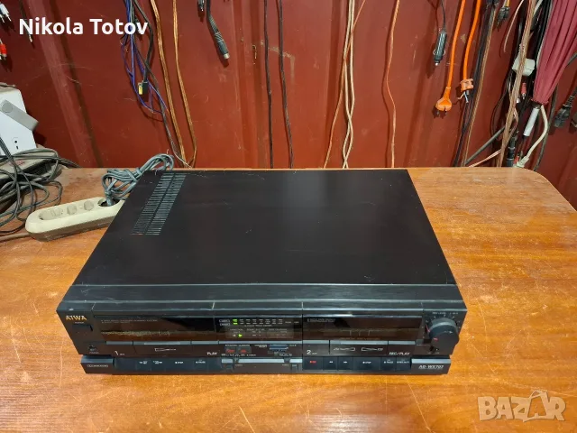 Продава се двукасетен дек Aiwa AD-WX707Z . , снимка 4 - Декове - 56107031