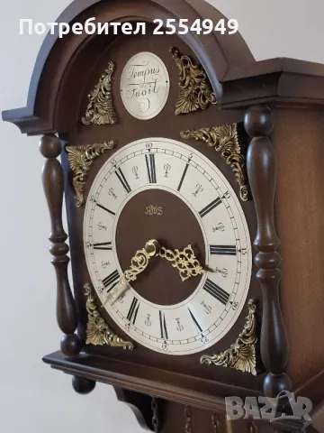 Старинен стенен часовник AMS, снимка 5 - Стенни часовници - 49753648