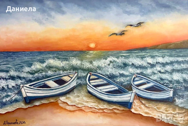 Авторски картини с маслени бои., снимка 4 - Картини - 35084588