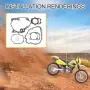 GOOFIT комплект гарнитури за статор/генератор (crankcase magneto) за DR 350/DR350 1990–1999 ATV, снимка 7