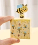 Пчела ПЧЕЛИ кацнала картонена кутия кутии за лакомства подарък рожден ден парти картонени кутийки, снимка 1