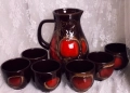 Керамичен сервиз за вино, снимка 2