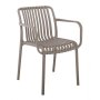 Стол трапезен градински Moda Arm Кафяв, снимка 1 - Столове - 44294923
