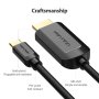 Vention кабел Cable Type-C to HDMI - 2.0m 4K Black - CGUBH, снимка 9