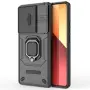 За Xiaomi Redmi Note 14S 4G Удароустойчив PC TPU Калъф с Въртяща Стойка, Капаче за Камерата и Скрийн, снимка 7