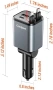4в1 автомобилно зарядно Type-C + 2 USB, снимка 9