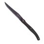 Комплект 6 ножa за стекове с дървена поставка Laguiole Style de Vie Premium Black Stonewash, снимка 3