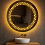 Луксозно огледало с LED осветление и сензорна технология, снимка 3